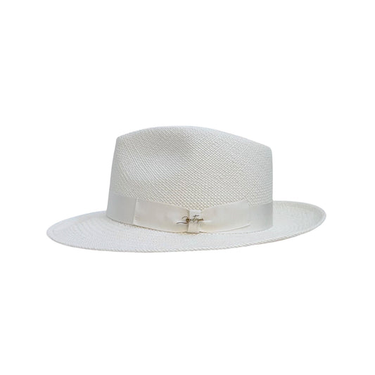 SOMBRERO PANAMÁ BANDA BLANCA