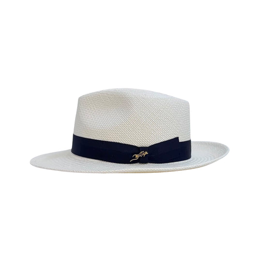 SOMBRERO PANAMÁ BANDA AZUL MARINO