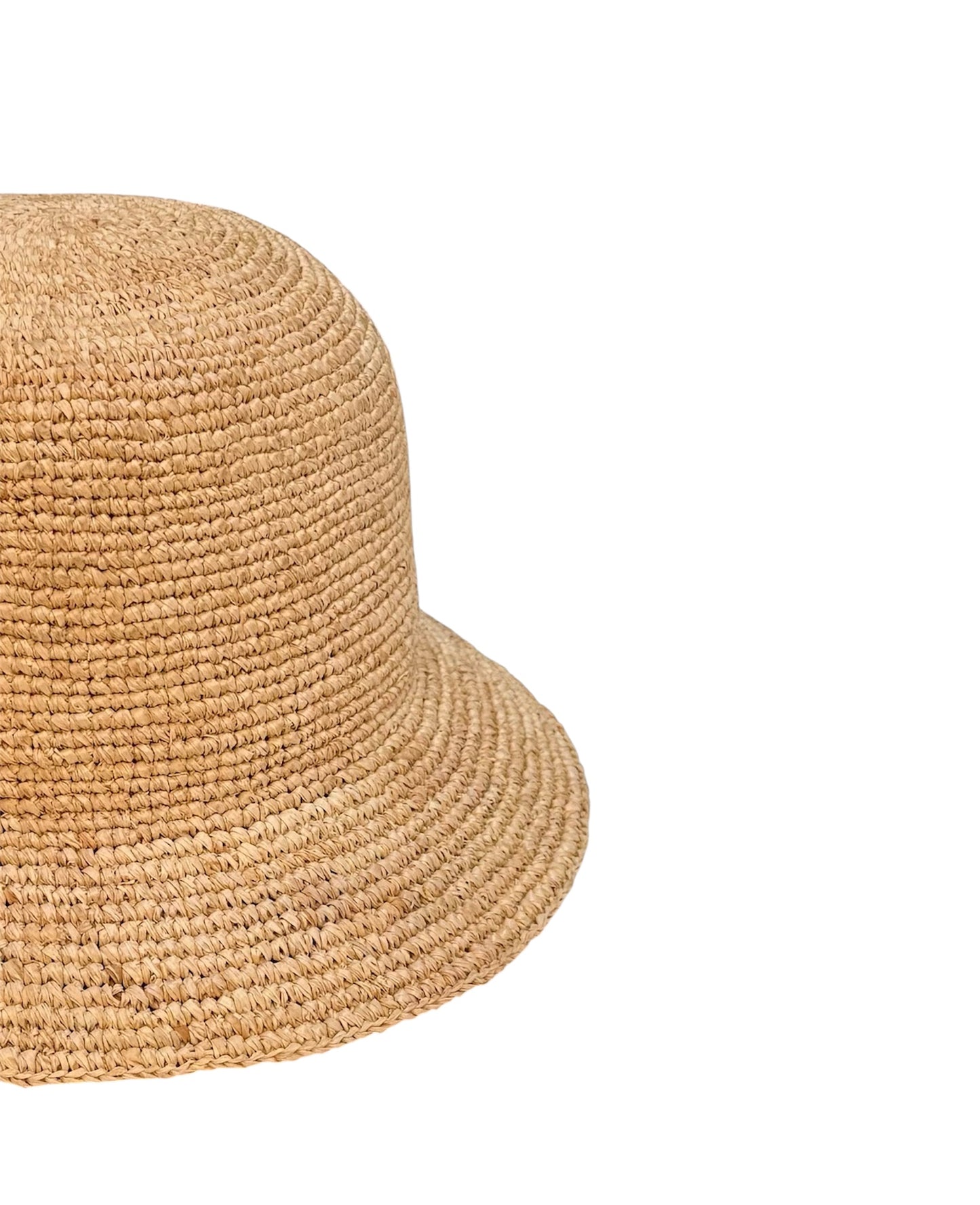 FOLDABLE RAFFIA BUCKET HAT