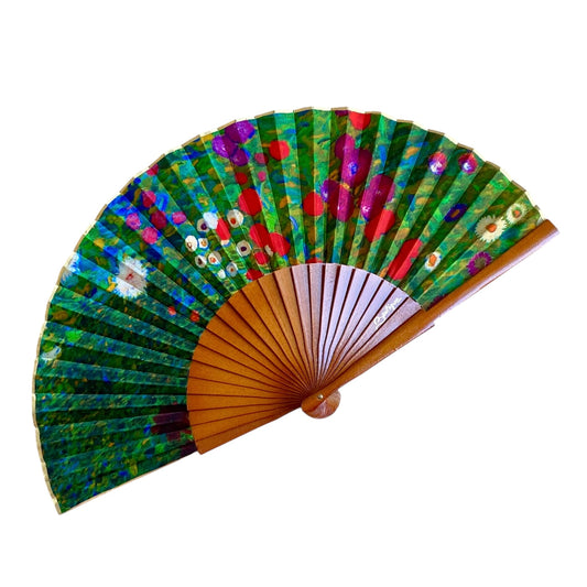 ABANICOS DE SEDA ESTAMPADOS