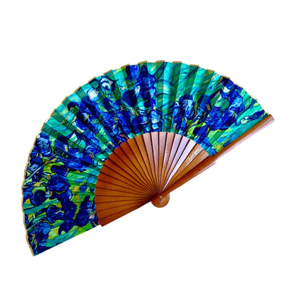 ABANICO SEDA ESTAMPADO