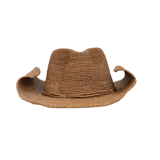 COWBOY-STYLE HAT WITH RIBBON