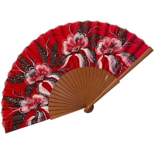 ABANICO SEDA PINTADO