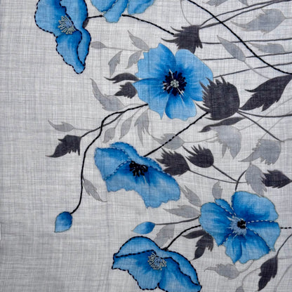 CHAL DE LANA MERINO PINTADO A MANO