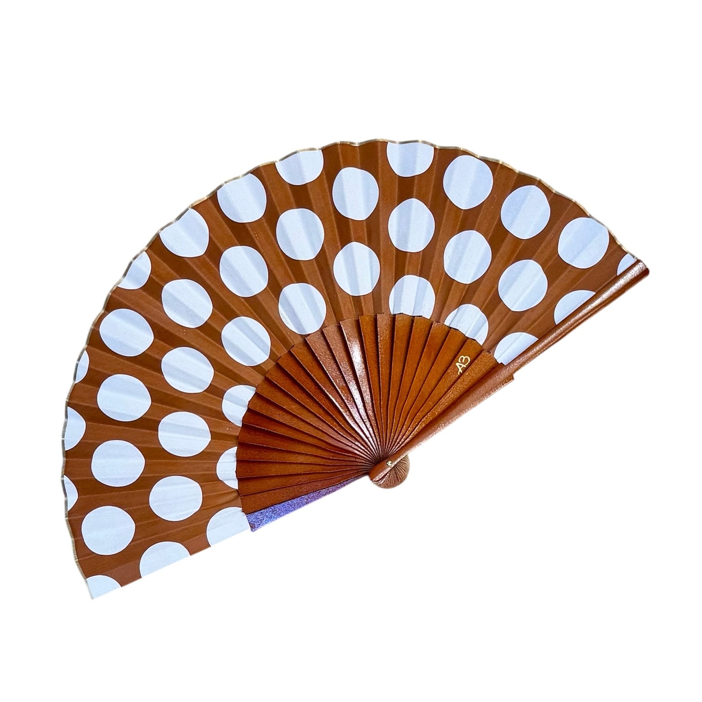 LARGE POLKA DOT FAN