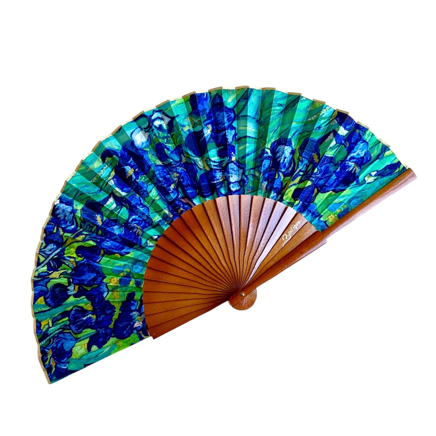 ABANICO SEDA ESTAMPADO