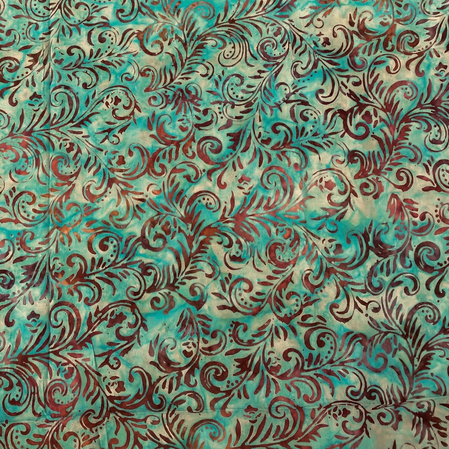 CONJUNTO CHAL Y ABANICO BATIK