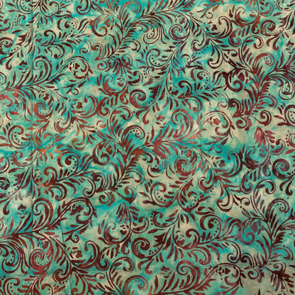 CONJUNTO CHAL Y ABANICO BATIK