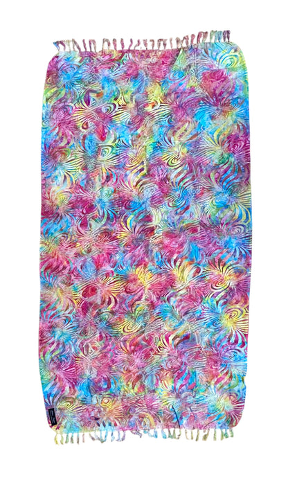 CONJUNTO CHAL Y ABANICO BATIK