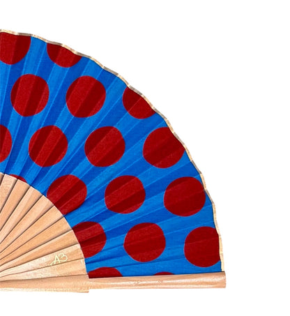 LARGE POLKA DOT FAN