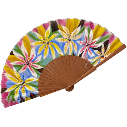 ABANICO SEDA PINTADO
