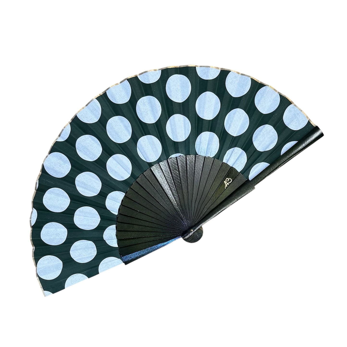 LARGE POLKA DOT FAN