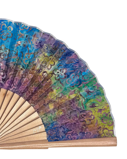 CONJUNTO CHAL Y ABANICO BATIK