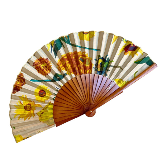 PRINTED SILK FAN