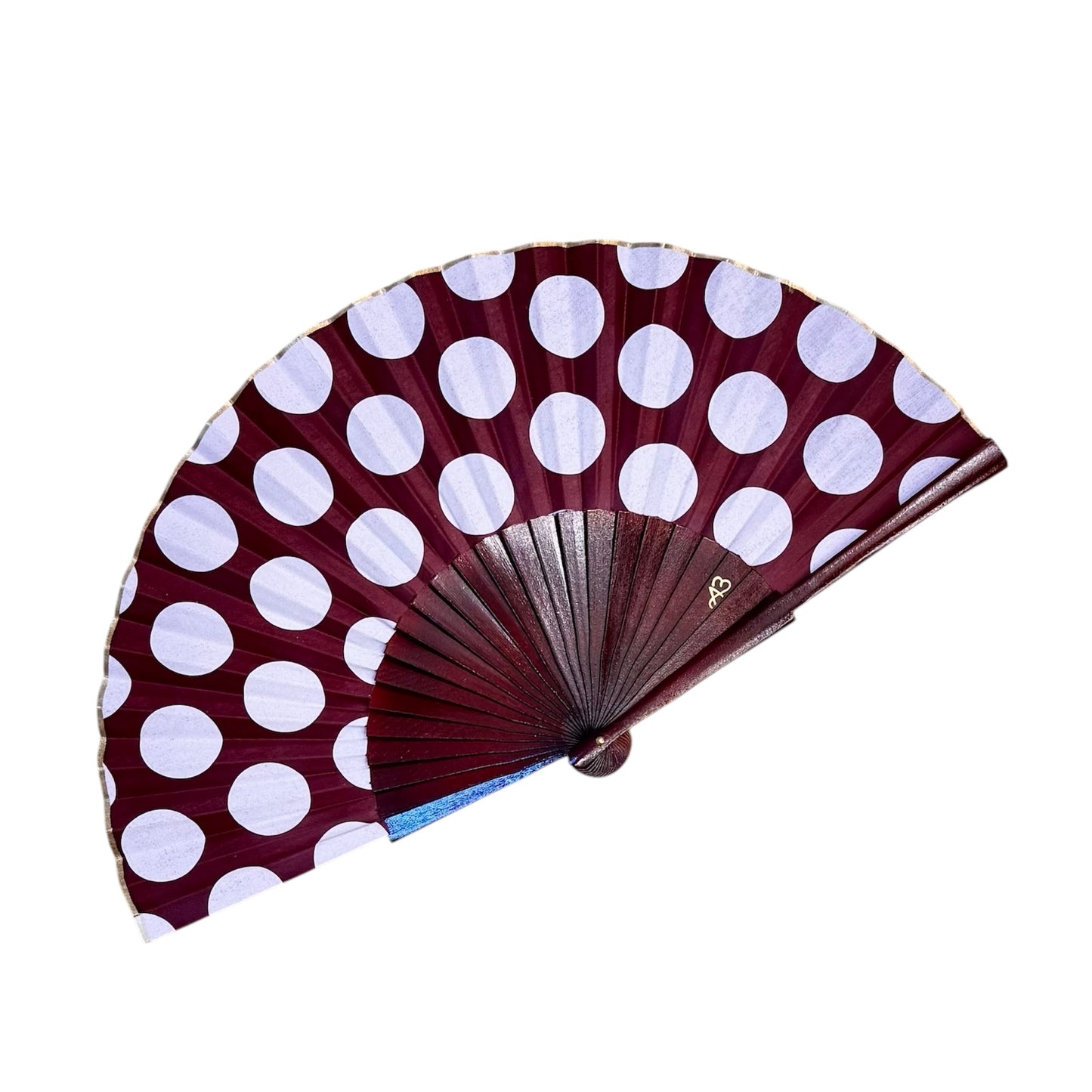 LARGE POLKA DOT FAN