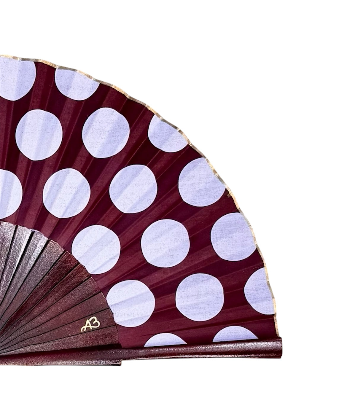 LARGE POLKA DOT FAN