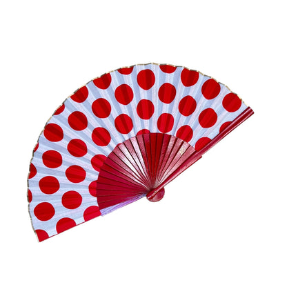 LARGE POLKA DOT FAN