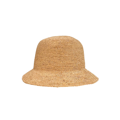 FOLDABLE RAFFIA BUCKET HAT