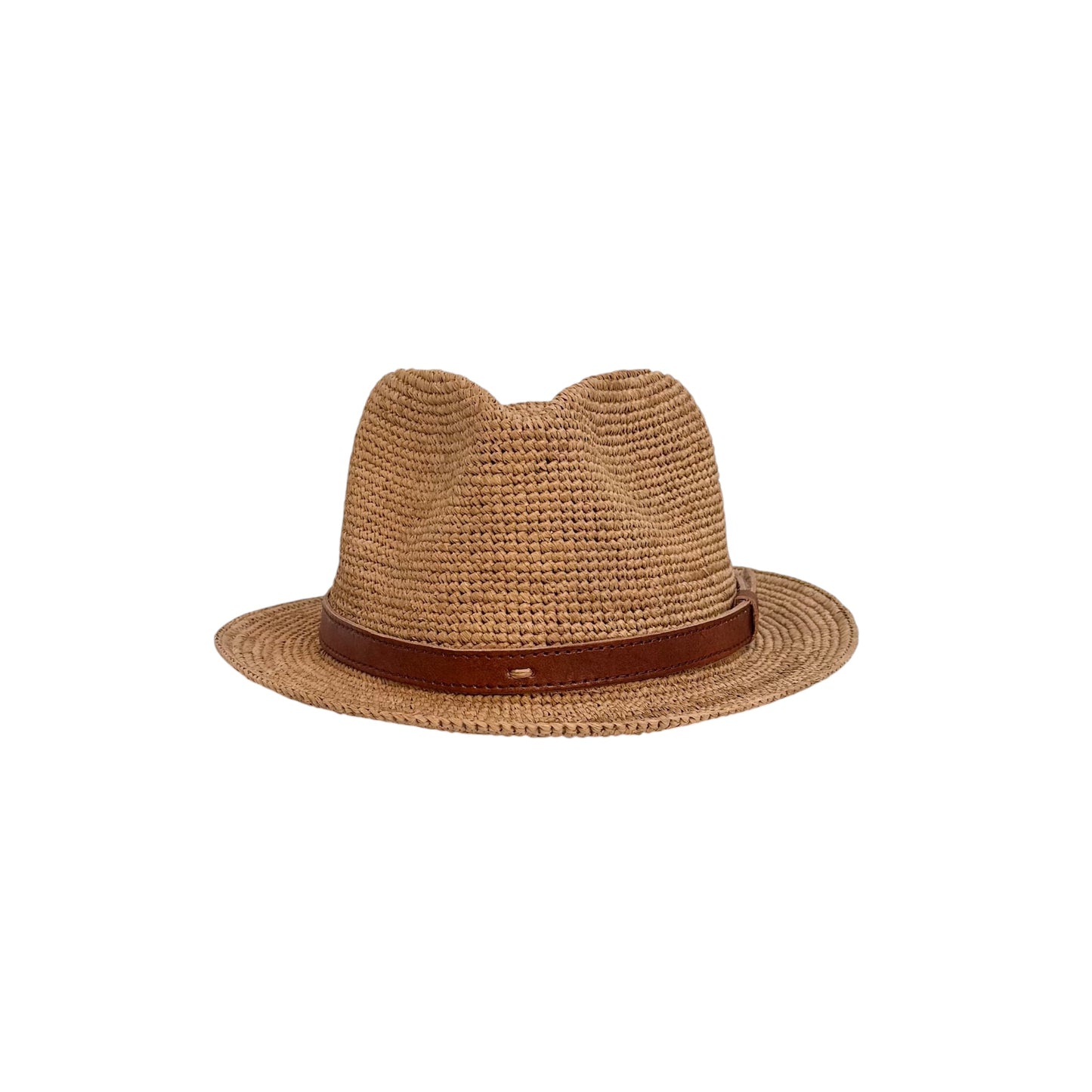 RAFFIA FEDORA HAT