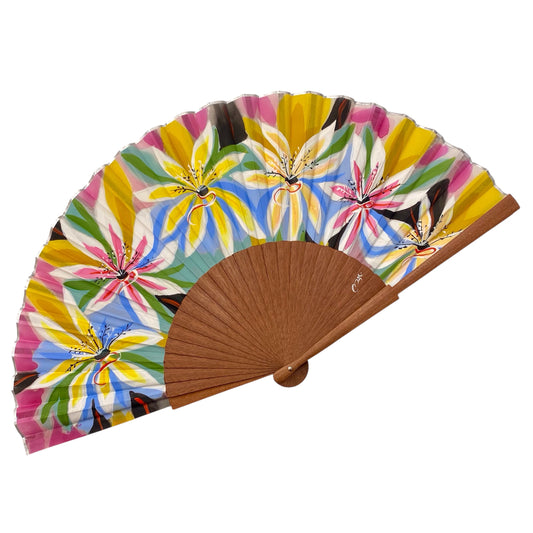 ABANICO SEDA PINTADO