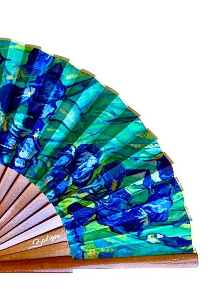 ABANICO SEDA ESTAMPADO