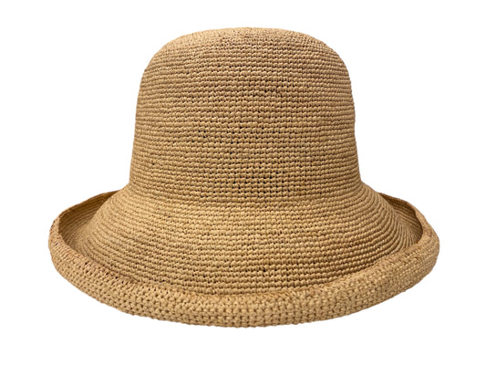 Cloche de rafia natural plegable