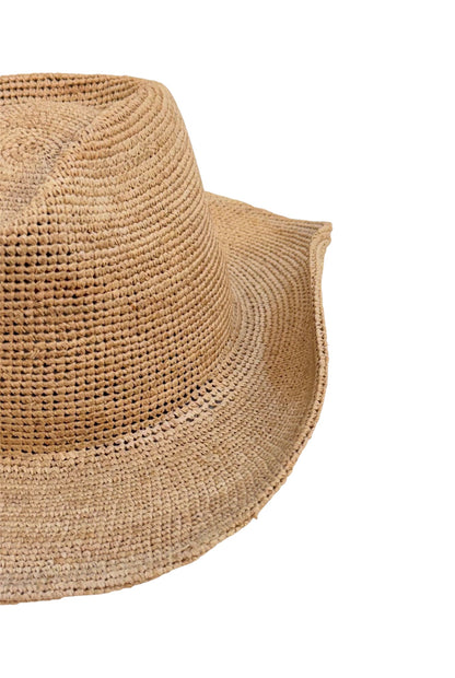 RAFFIA COWBOY HAT