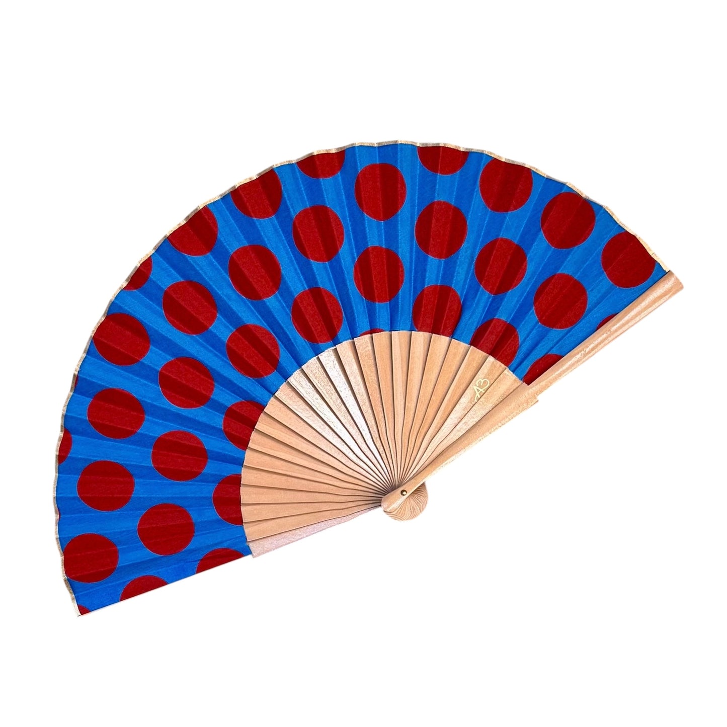 LARGE POLKA DOT FAN