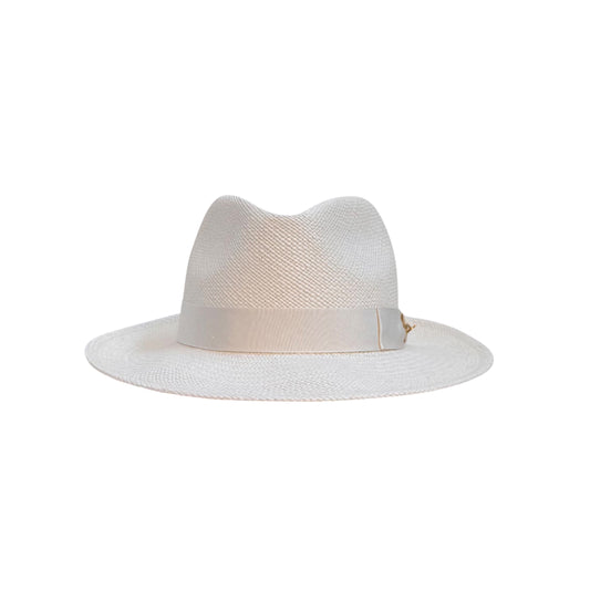 SOMBRERO PANAMÁ BANDA BLANCA