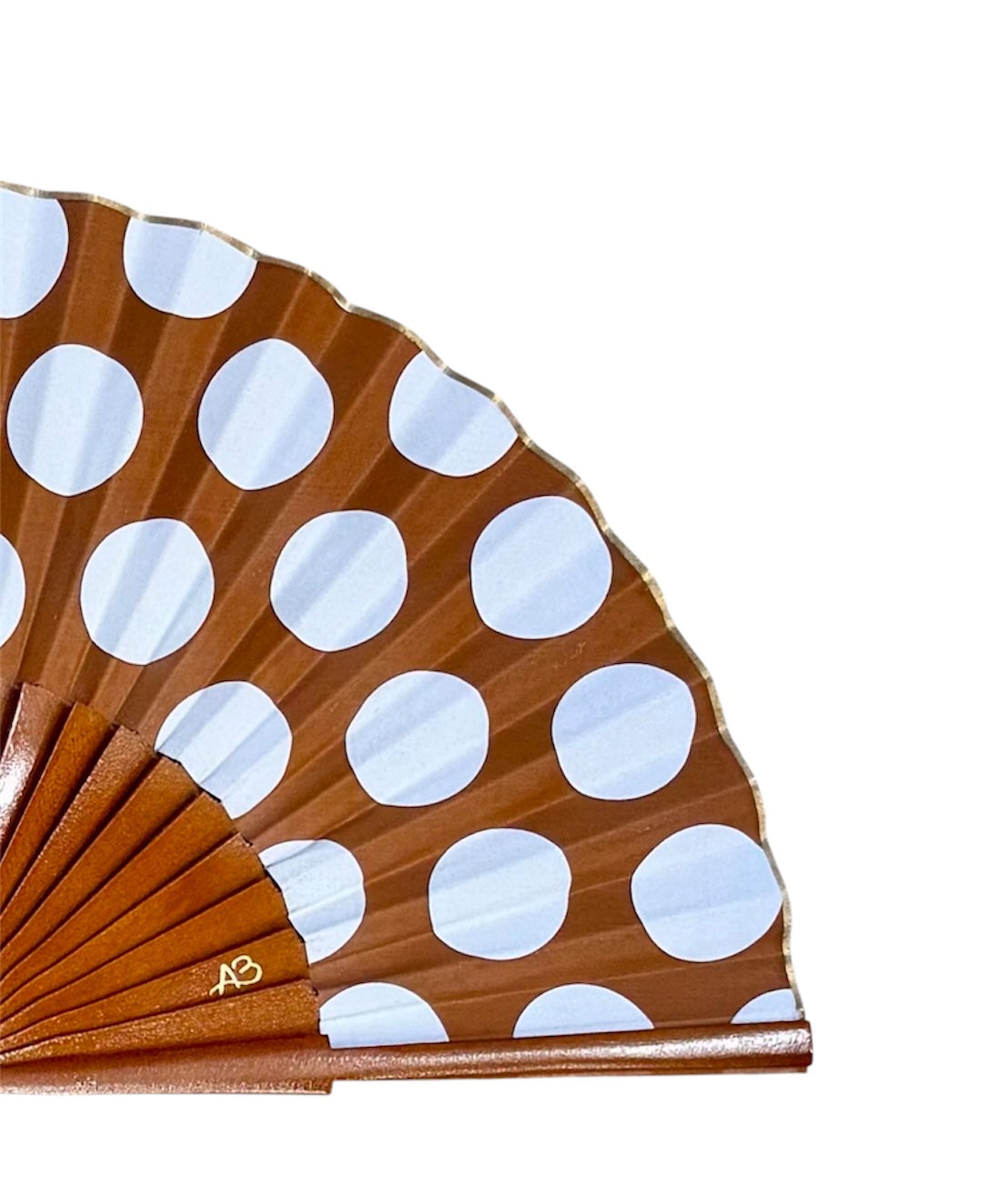 LARGE POLKA DOT FAN