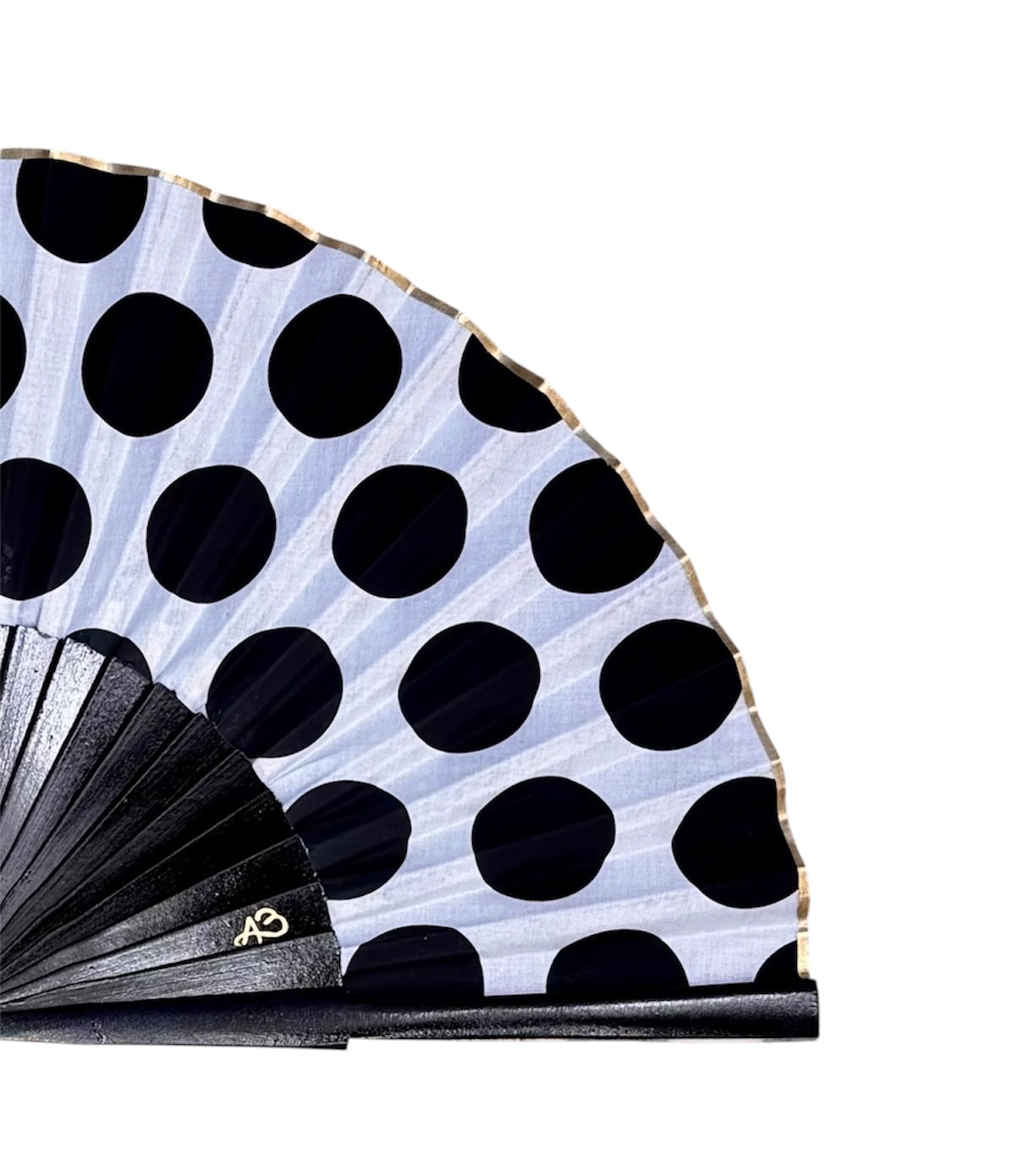 LARGE POLKA DOT FAN