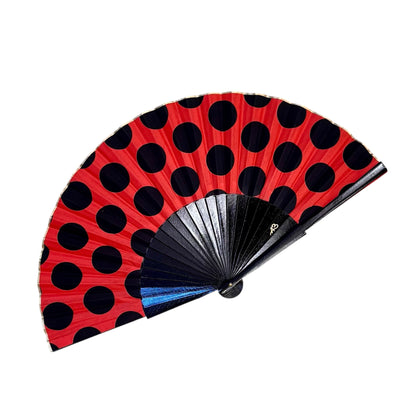 LARGE POLKA DOT FAN