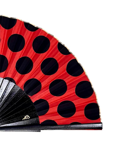 LARGE POLKA DOT FAN