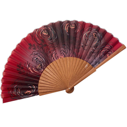 ABANICO SEDA PINTADO