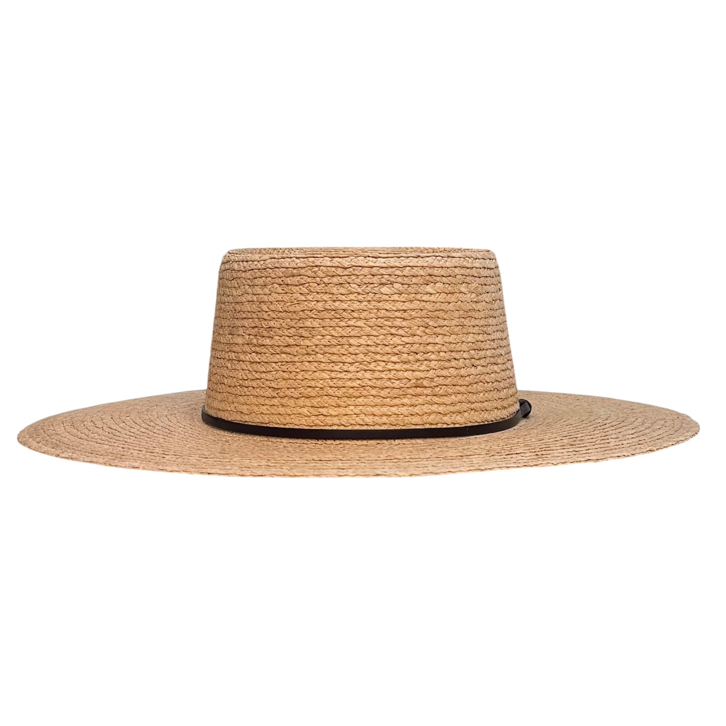 WIDE-BRIM CORDOBÉS HAT WITH LEATHER BAND