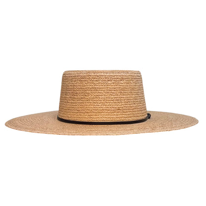 WIDE-BRIM CORDOBÉS HAT WITH LEATHER BAND