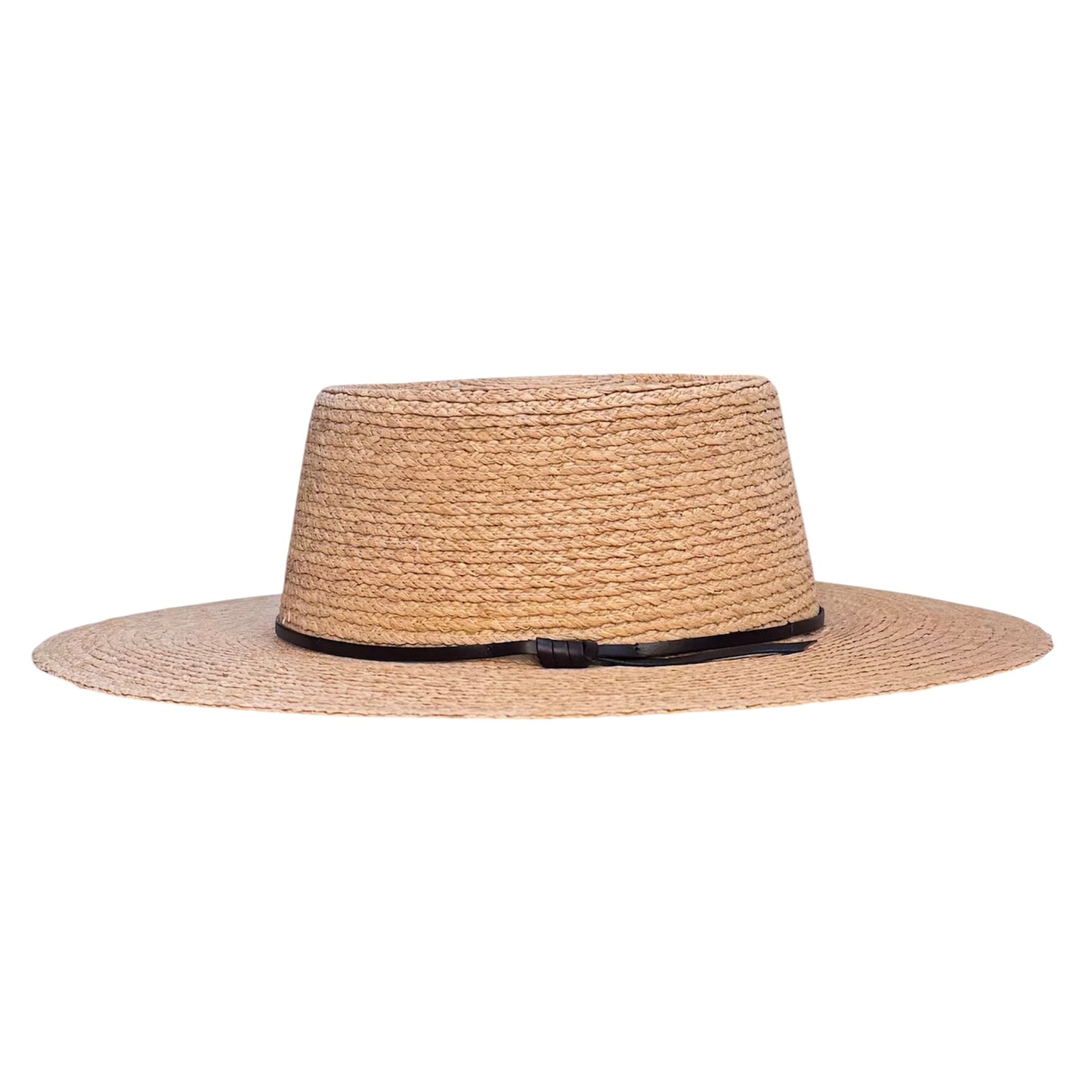 WIDE-BRIM CORDOBÉS HAT WITH LEATHER BAND