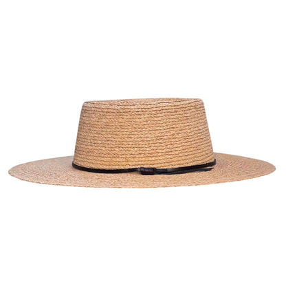 WIDE-BRIM CORDOBÉS HAT WITH LEATHER BAND