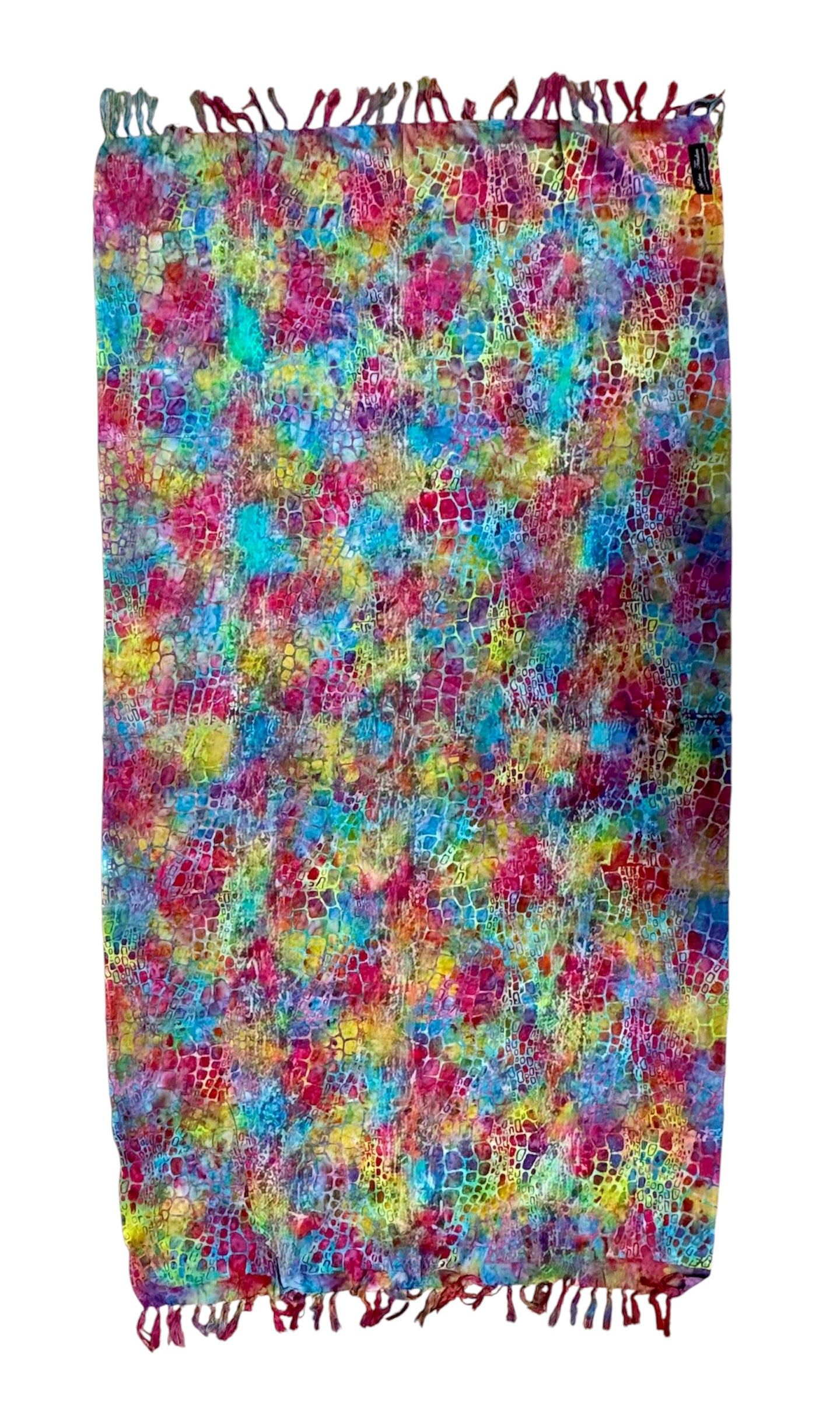 CONJUNTO CHAL Y ABANICO BATIK